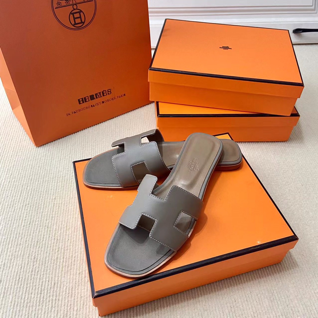 에르메스 올수공 오란 슬리퍼 샌들 앱송 90